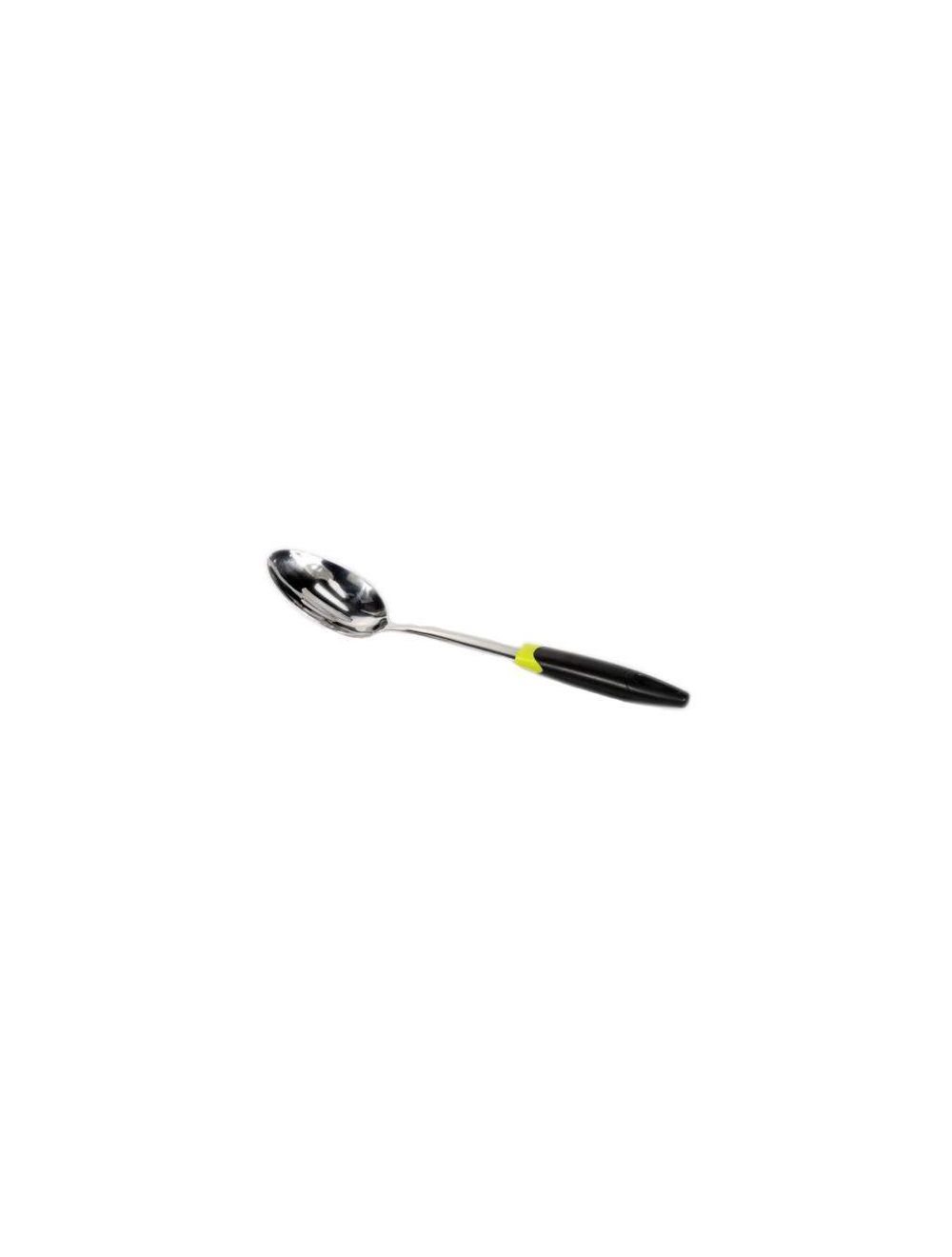 Royalford RF8912 Stainless Steel Slotted Spoon with ABS Handle