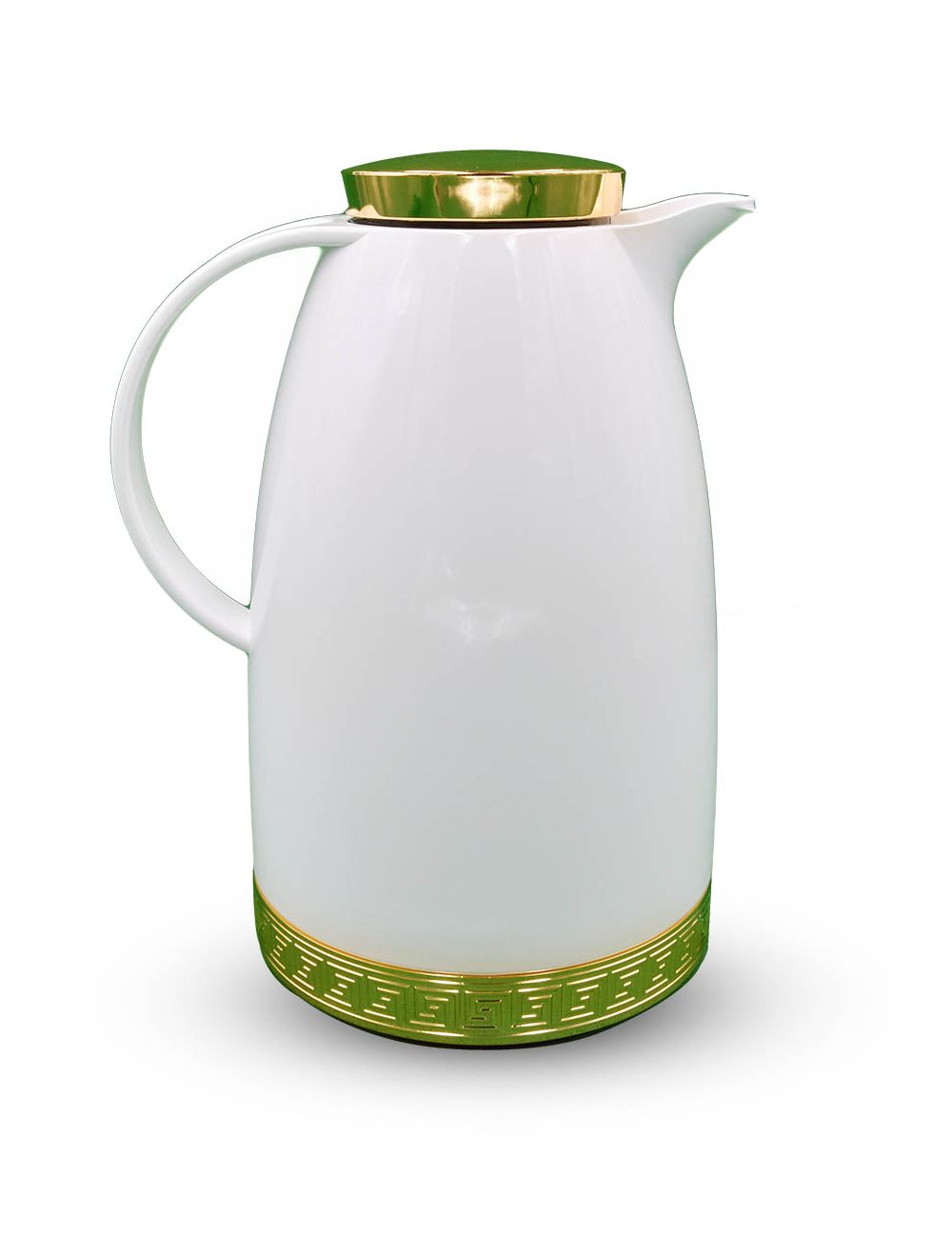 Emsa Auberge Decor Mykene Flask - White/Gold 1.8L