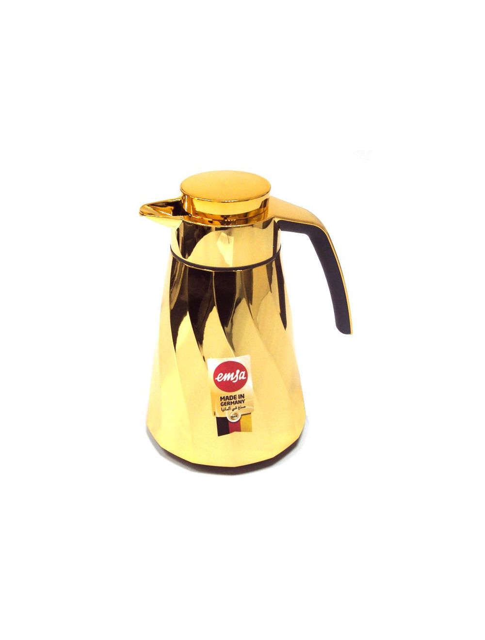 EMSA 1 Litre Cone Swirl flask Gold 516447