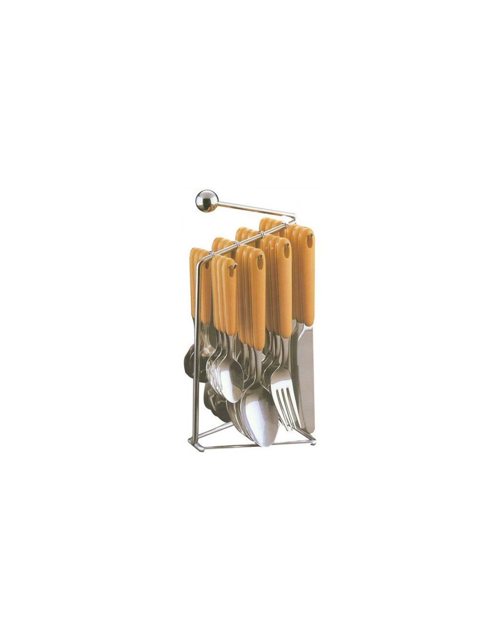 Winsor 24pc Cutlery Set S/S Pinewood Handle-WR28610P