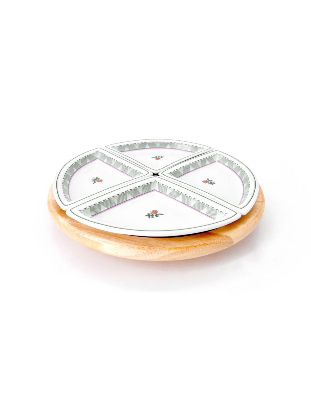 Chip & Dip With Revolving Tray
