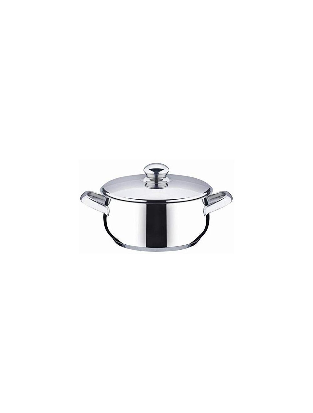 Tescoma Stainless Steel Casserole/Cooking Pot With Lid - Silver, 20cm