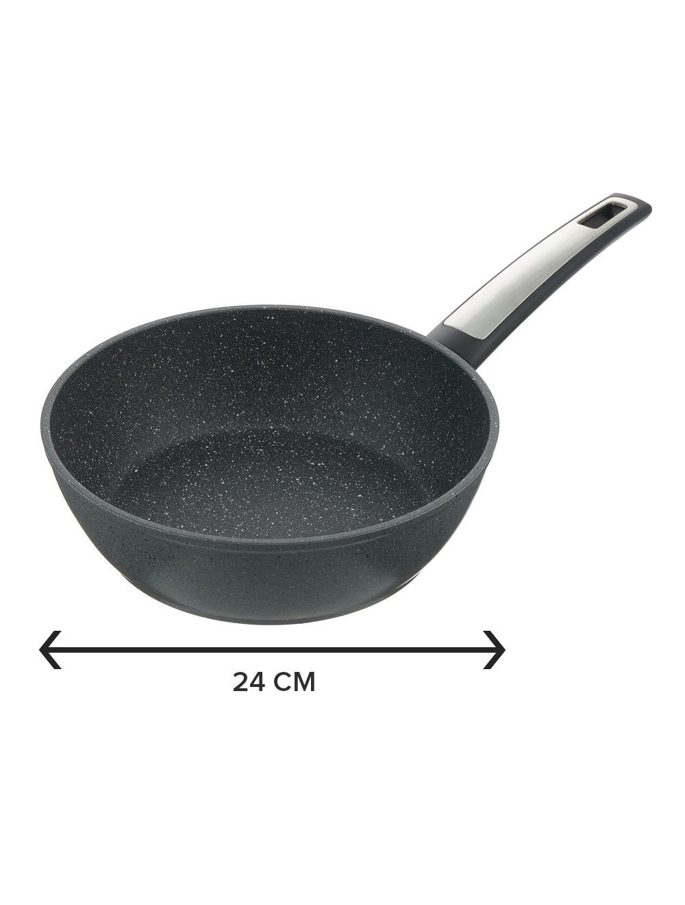 Deep Fry Pan-I-Premium Stone 24cm
