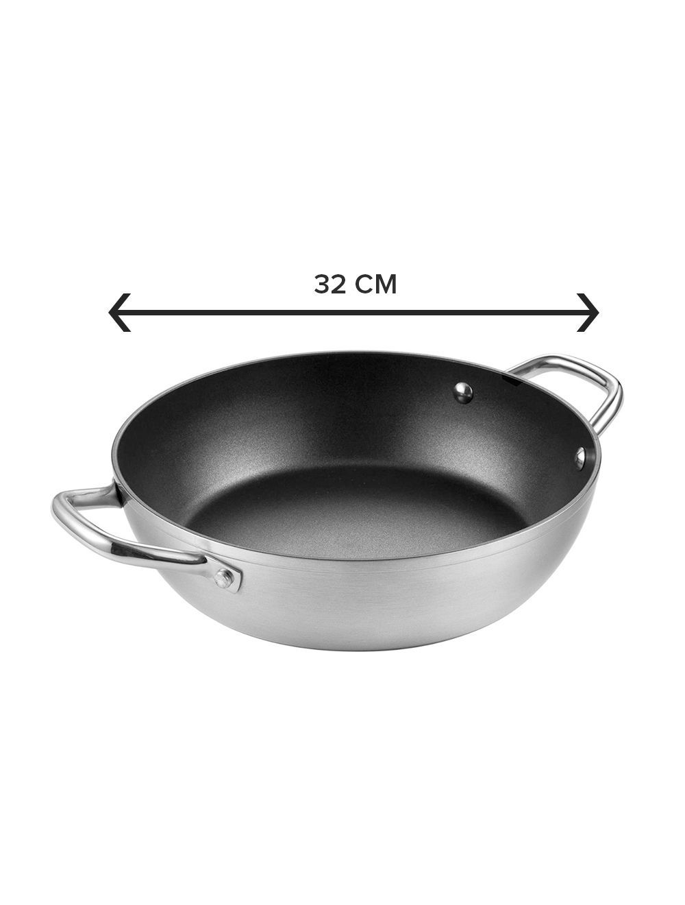 Grandchef Deep Frying Pan With Two Handles 32 cm
