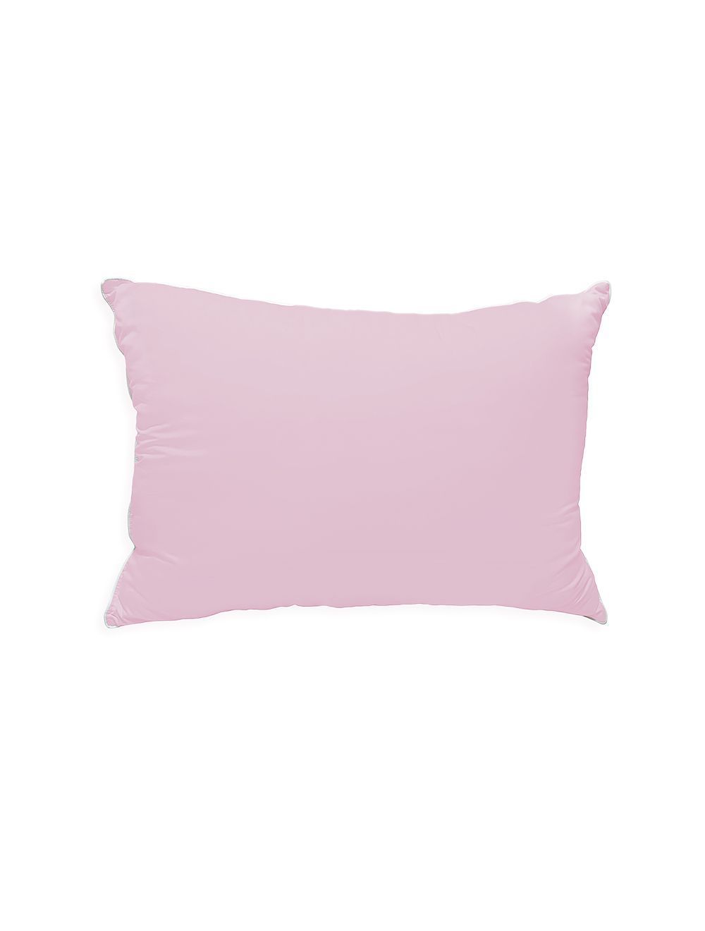 Rahalife Soft , Smooth Bed Pillow With White Piping Microfiber Pink 50x70cm-AW/PK/70