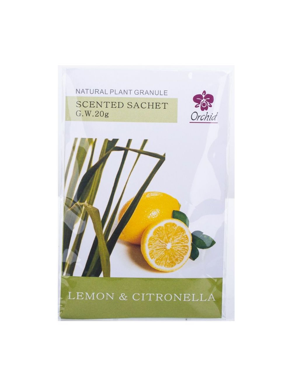 Orchid Natural Scented Sachet Lemon 20