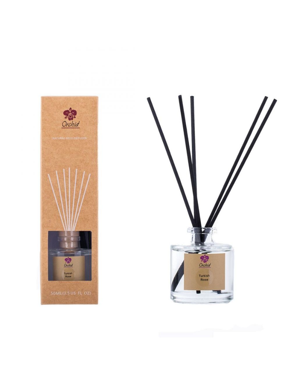 Orchid Reed Diffuser Set Rose 50 ml