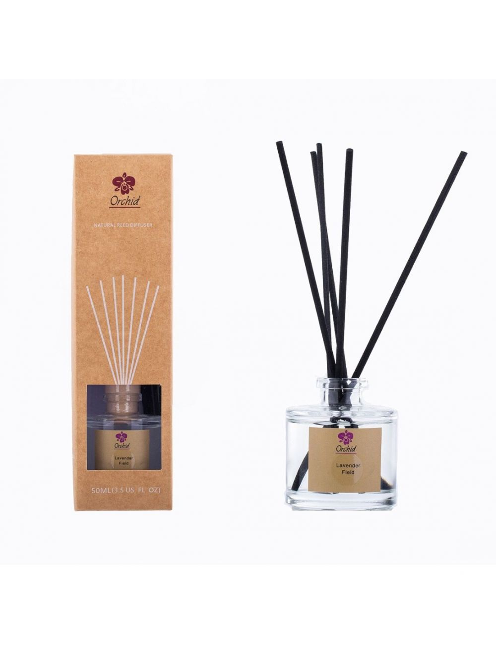 Orchid Reed Diffuser Set Lavender 50 ml