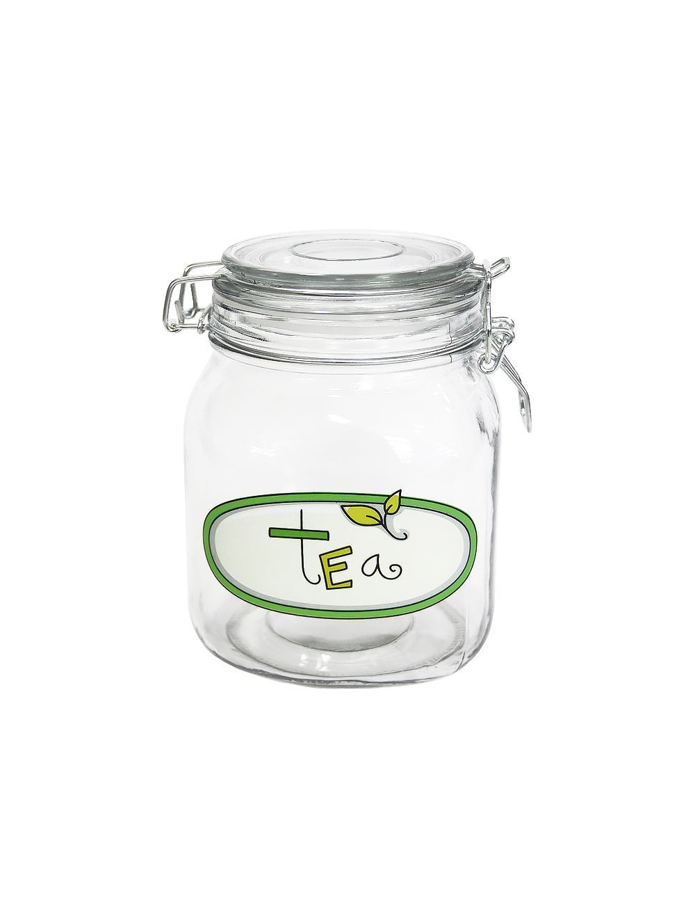 Orchid Square Glass Canister Tea 1L