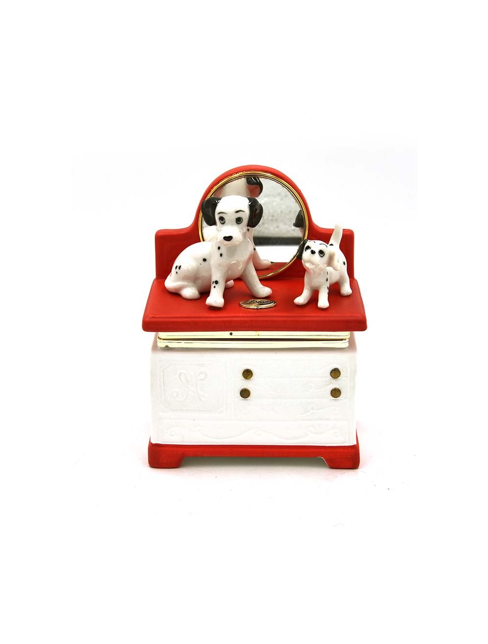 Jewellery Box Dogs Design with Mirror