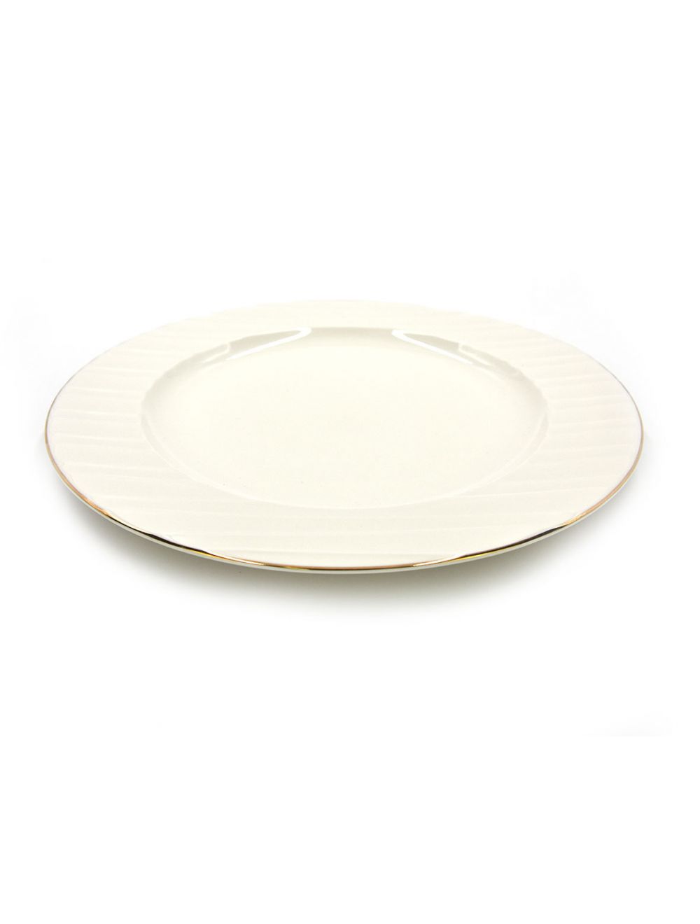 Qualitier Round Platter 34 cm Gold/White