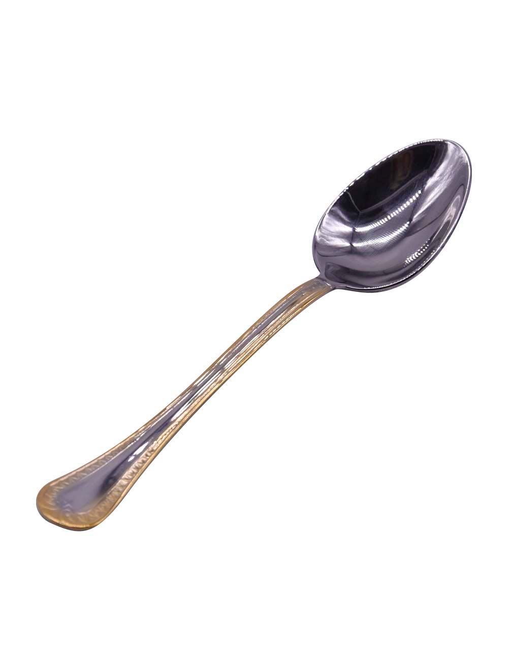 Gold-Plated Barocco Tea Spoon