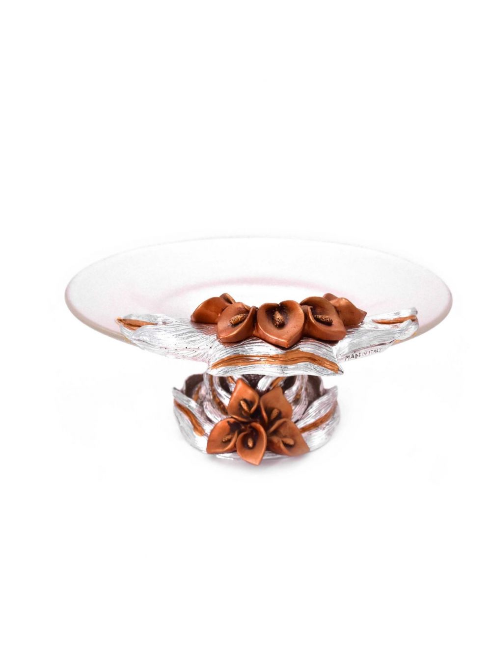 Flower Designed Bowl  With Stand 40 cm