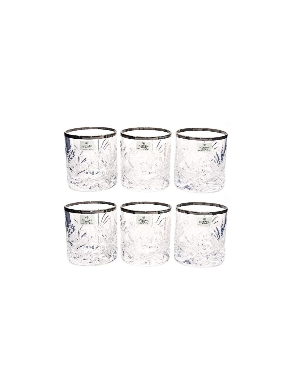 Set of 6 Tumblers Solitaire