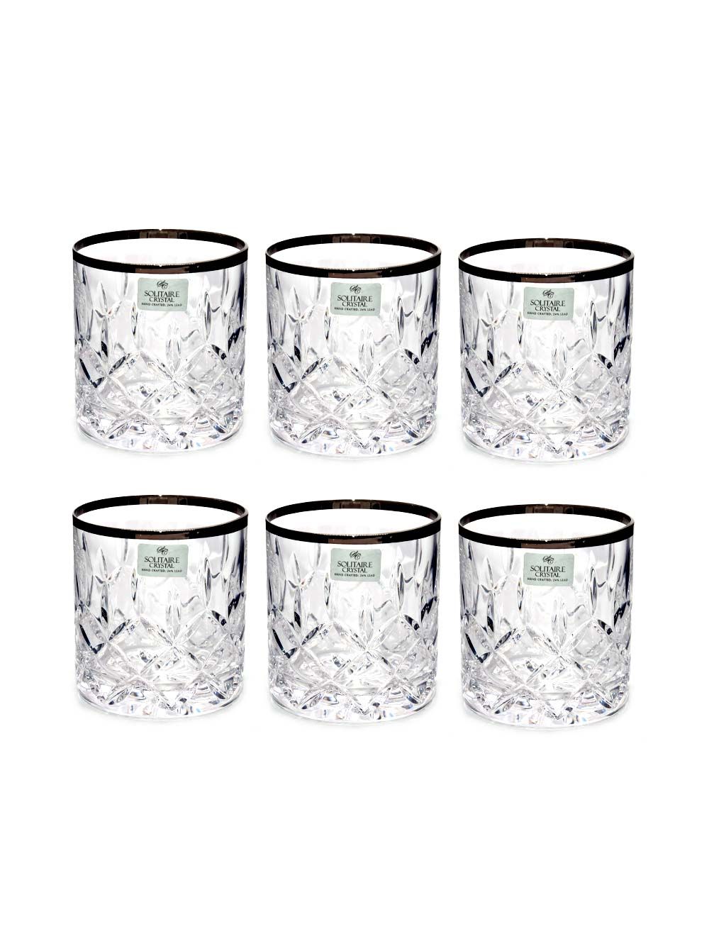 Set of 6 Solitaire Tumblers-SOF PB
