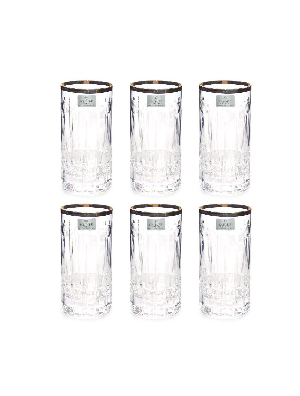 Solitaire 6-Piece Tumblers-Hiball