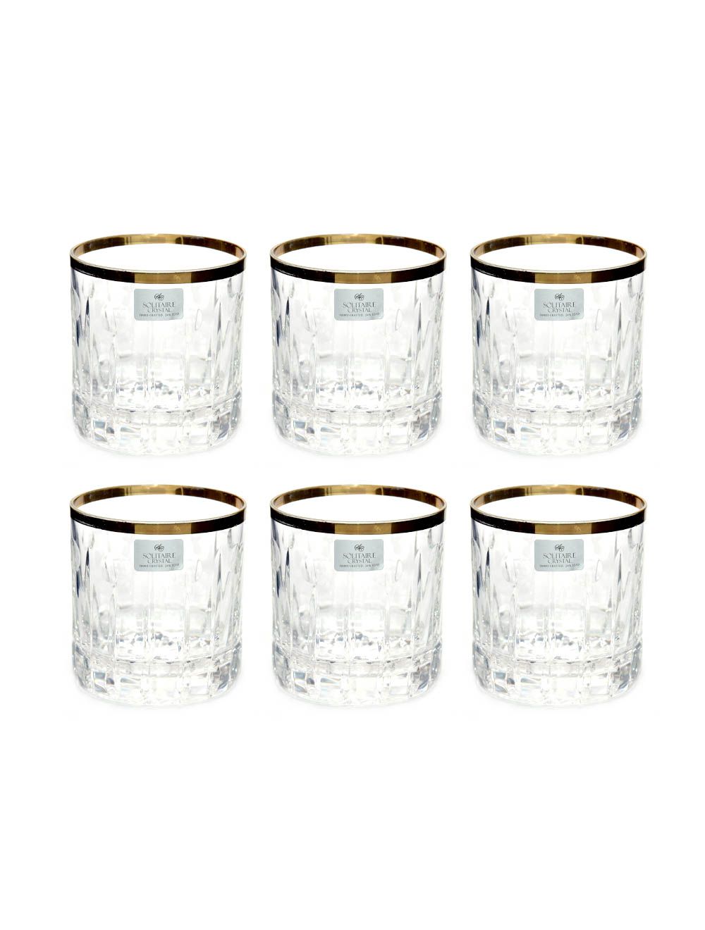 Solitaire 6-Piece Tumblers