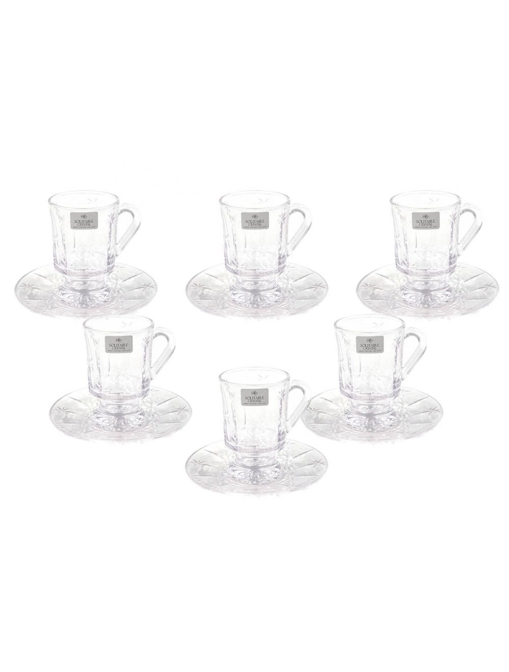 Solitaire 12 Pieces Tea Cup and Saucer