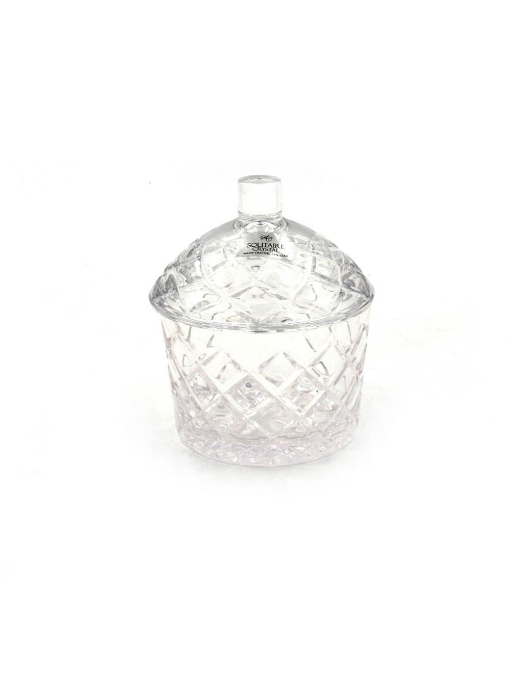 Solitaire Sugar Bowl With Cover Diamond