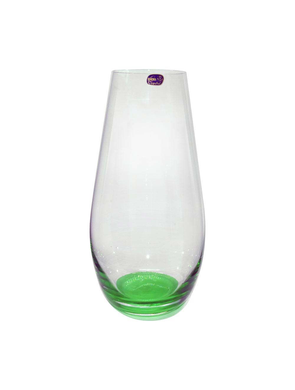 Bohemia Large Vase Glass Green 305 ml