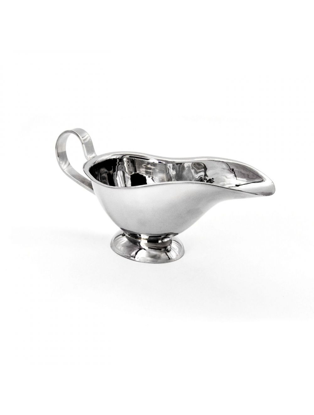 Silver Large Sauce Boat With Handle