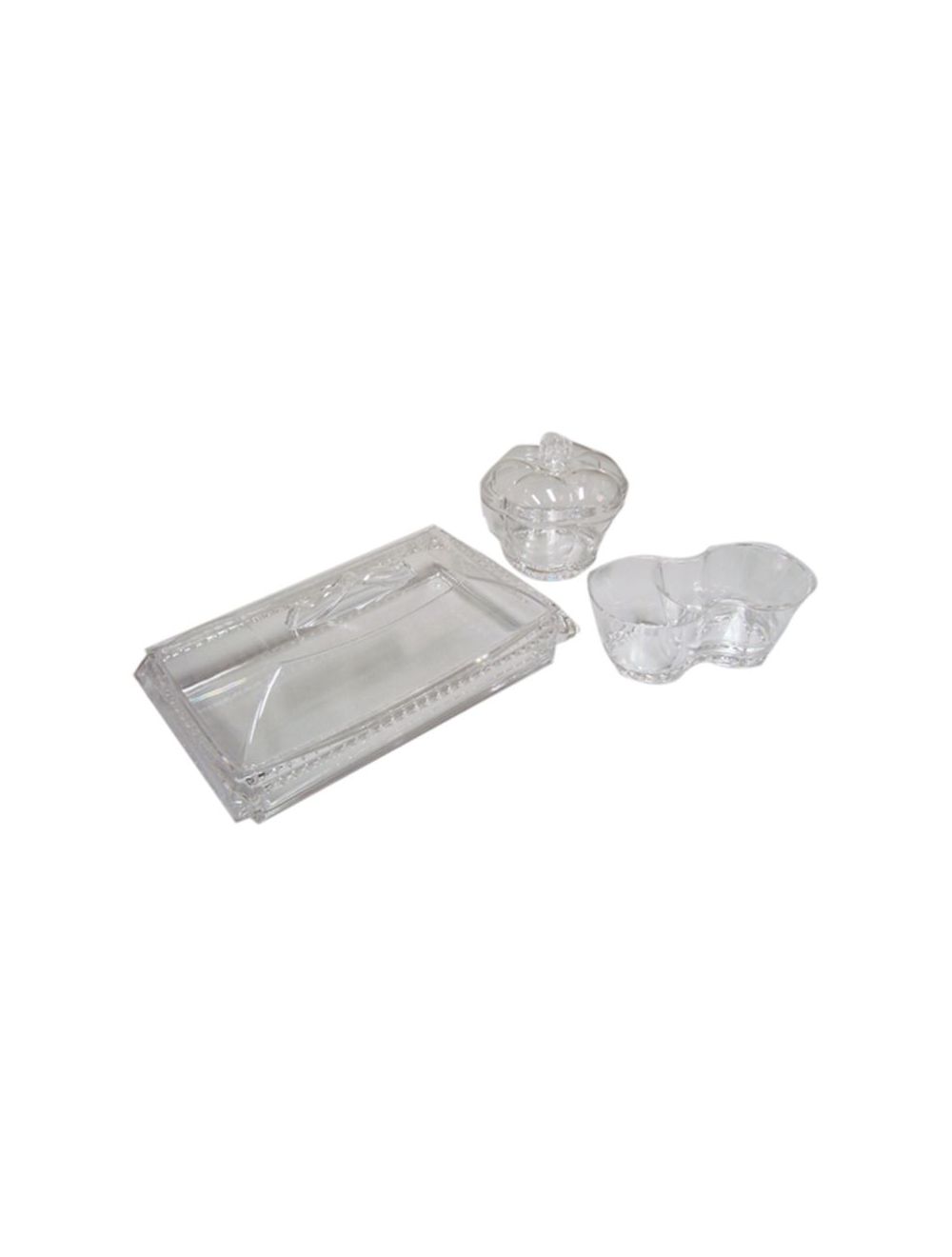 3-Piece Confectionery Tray & Bowl Set