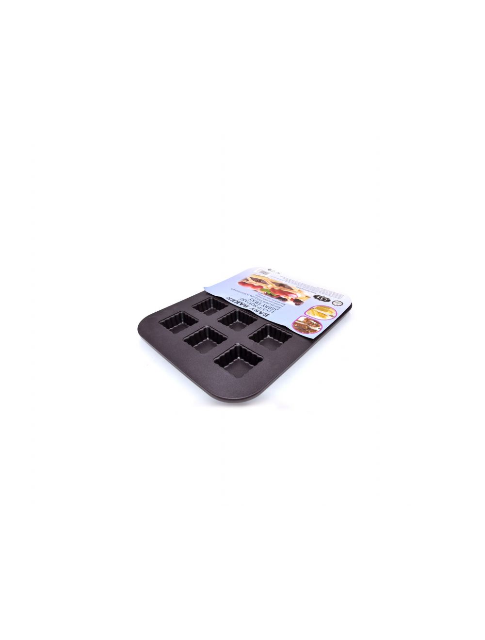 Easy Baker 35.3 X 26.8 X 2.3C 6 mm 12-Cup Square Muffin Pan