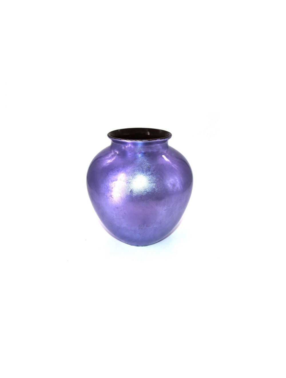 Lacquer Round Vase 20 cm