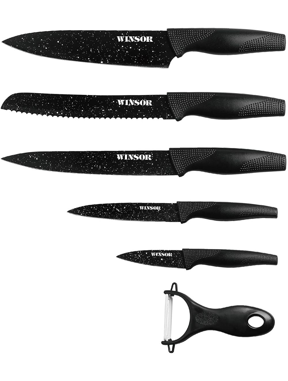 Winsor 6 Pcs Non Stick Knife Set-WR6091