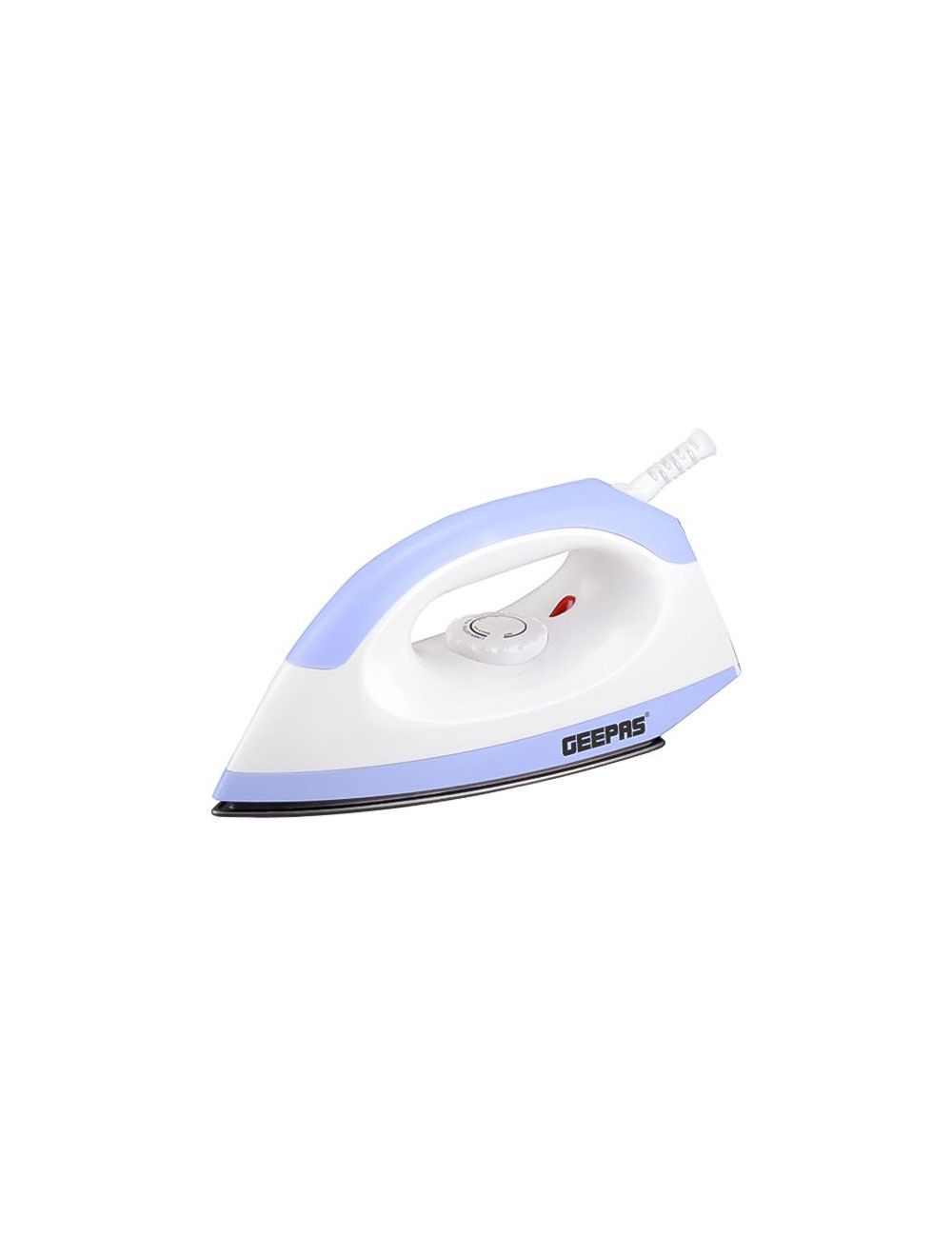 Geepas GDI7795 1200 Watts Dry Iron with Non-Stick Coating Soleplate