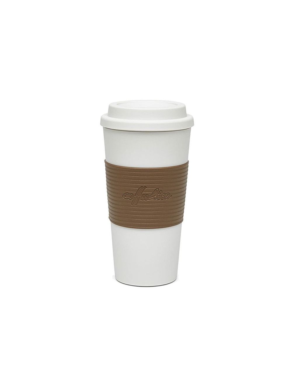 Neoflam Double Wall Hot Coffee Mug ,White