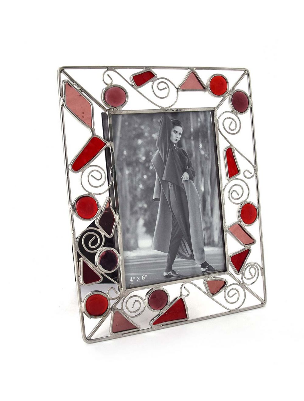 Red and Purple Photo Frame