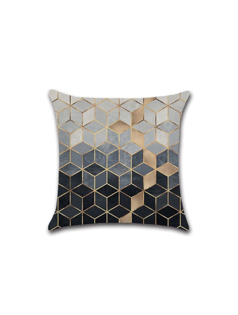 Rishahome Geometry Printed Cushion Cover 45x45 cm-9C33G0015