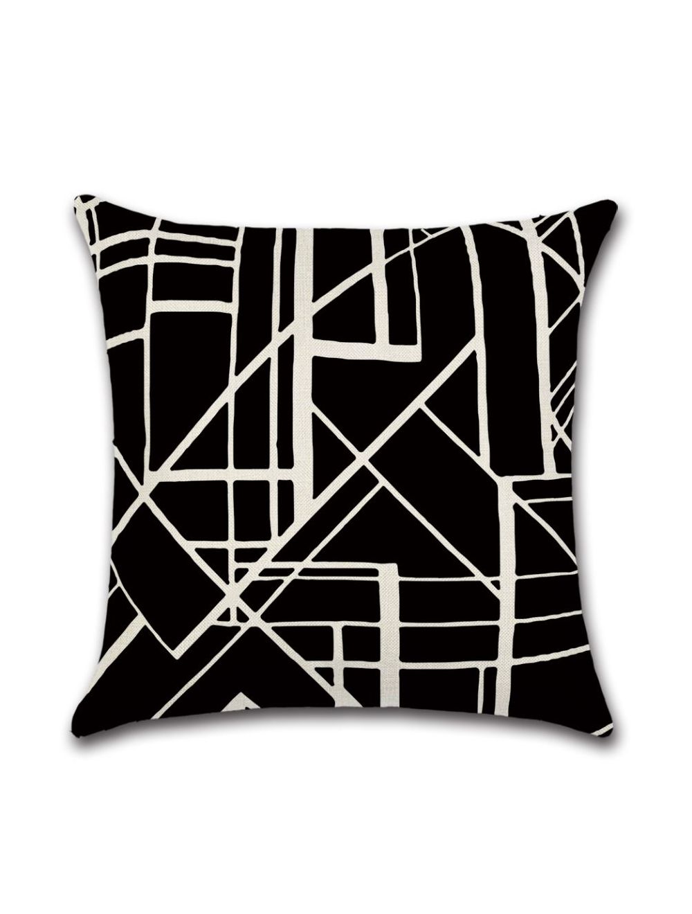Rishahome Geometry Printed Cushion Cover 45x45 cm-9C42G0022