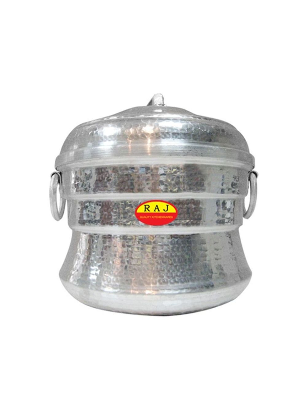 RAJ Aluminium Idly Pot, Silver, 39 IDLI