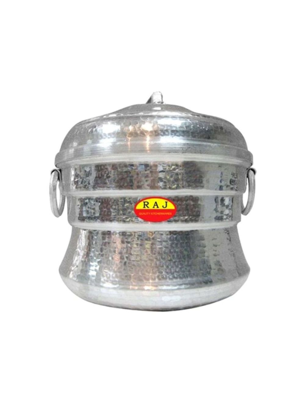 Raj Aluminium Idli Indian Steamer Pot, Silver, 47 Idli