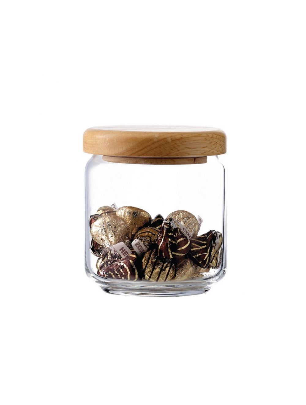 Ocean Wooden Pop Jar 500ml 6pc Set