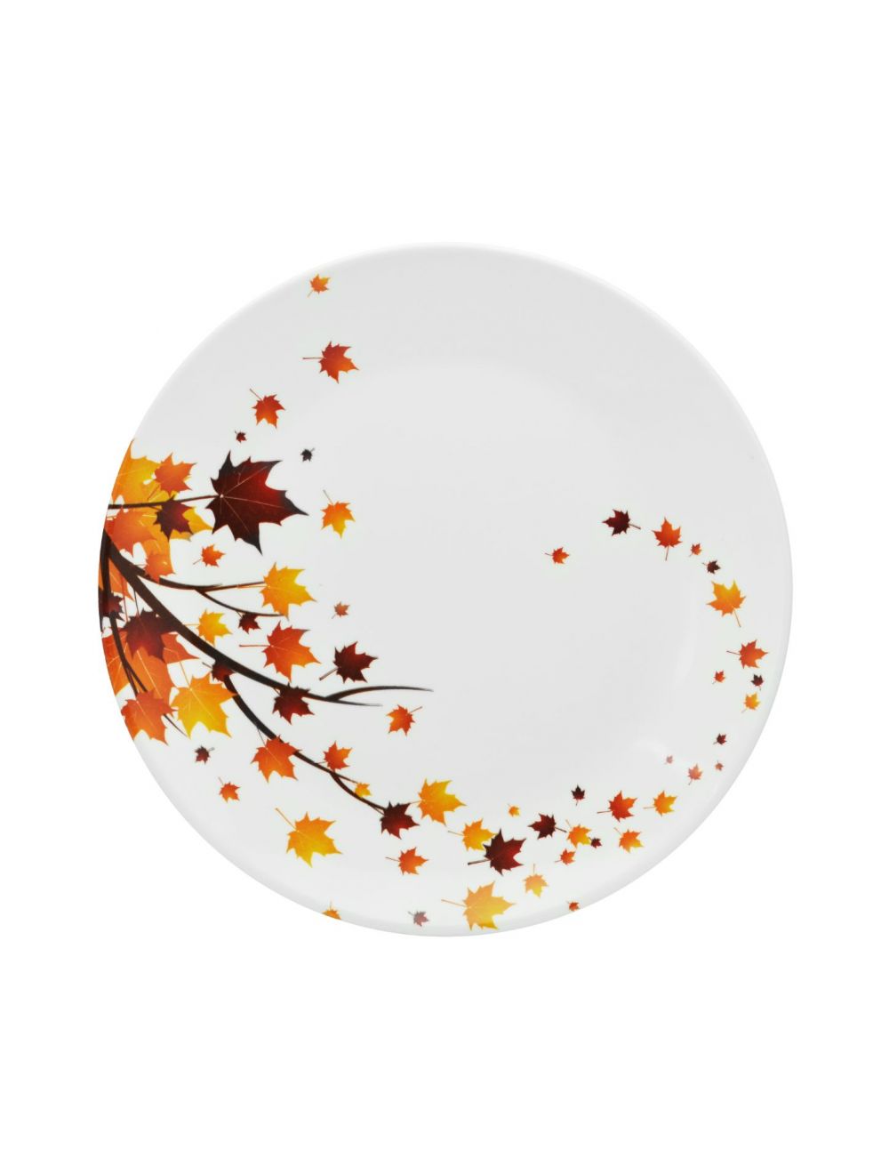 Dinewell Melamine Dinner Plate Vintage Leaves-DWHP3089VL