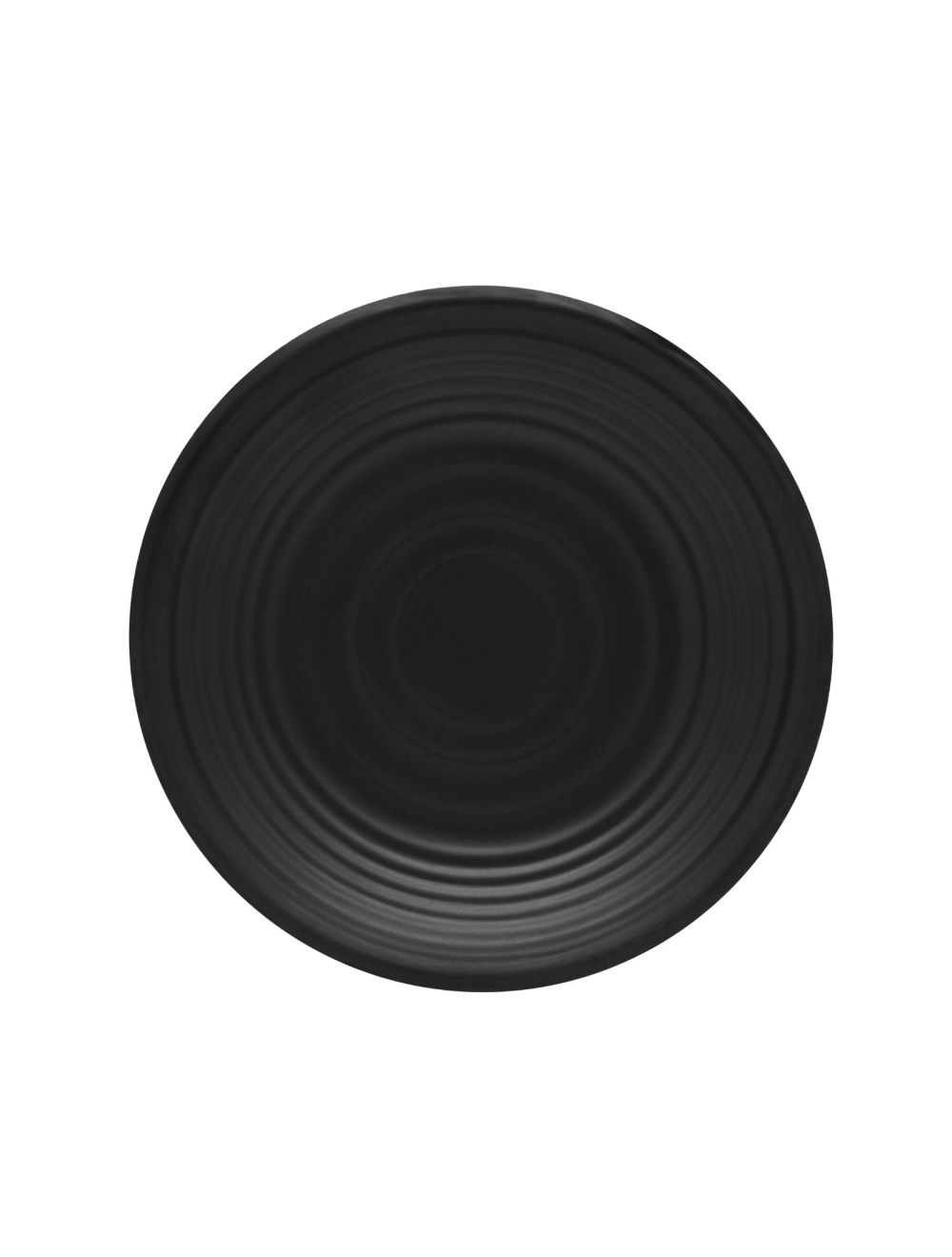 Dinewell Melamine Dinner Plate Black Matte Finish-DWMP025B
