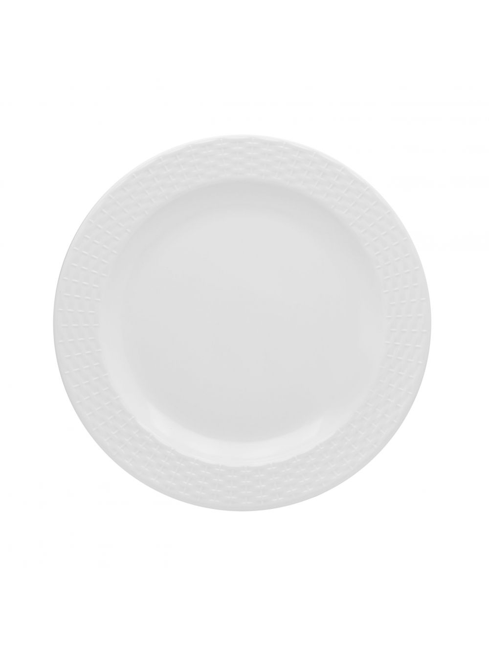 Dinewell Melamine Side Plate White Topaz-DWP9003W