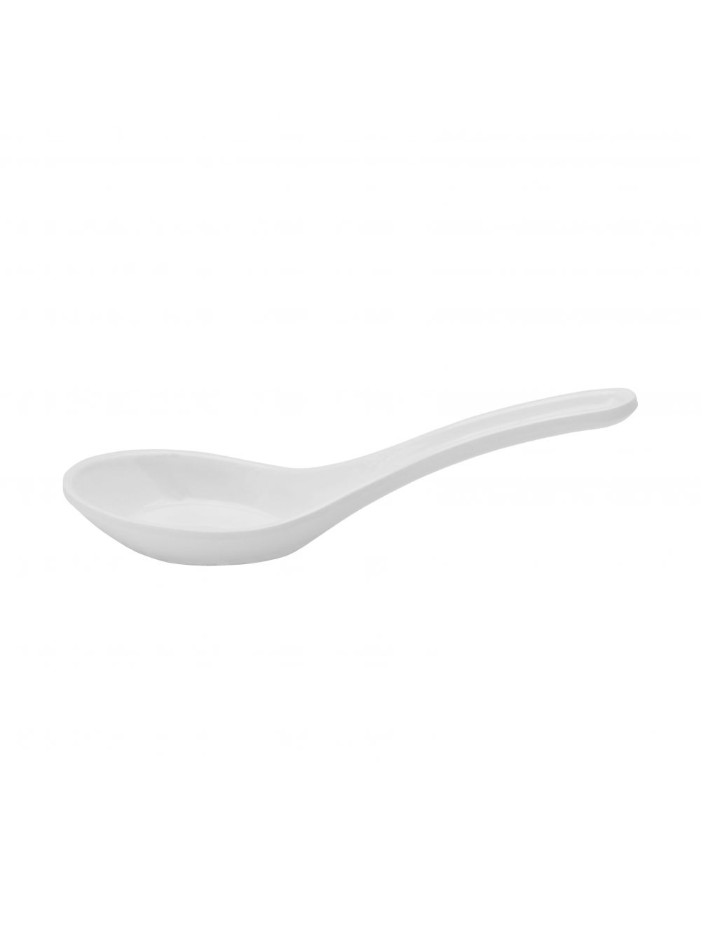 Dinewell Melamine Soup Spoon White-DWS5111W