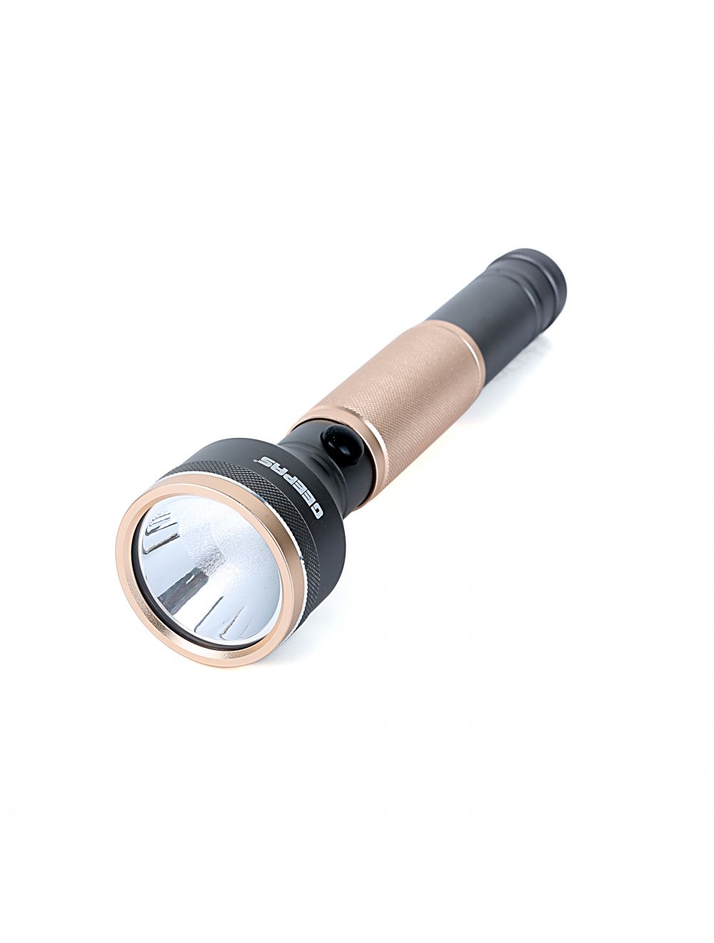 Geepas GFL4666 RECHARGEABLE LED FLASHLIGHT WITH POWER BANK