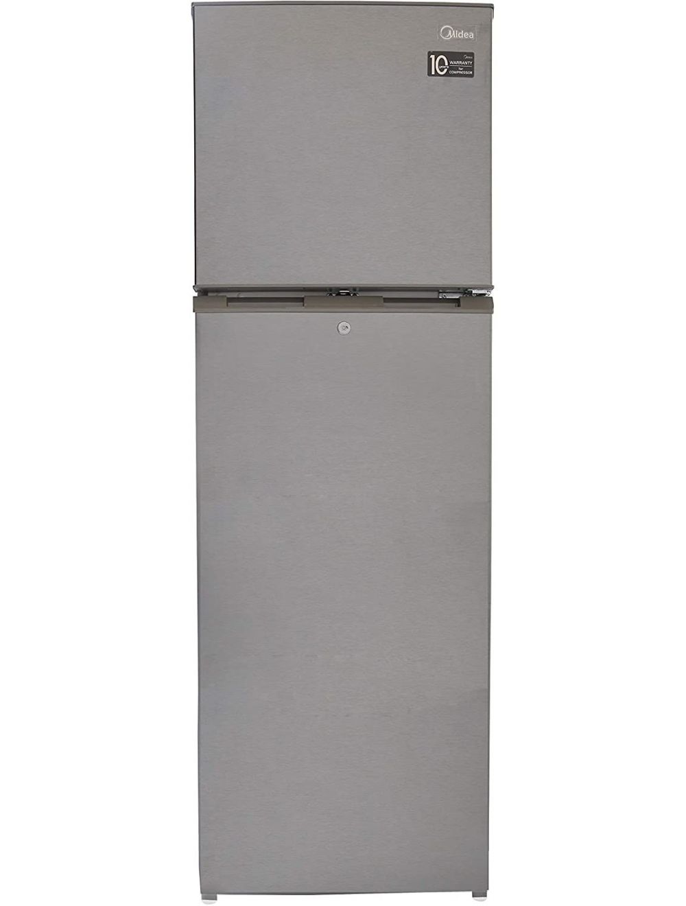 Midea 334 Litres Top Mount Refrigerator, Silver-HD334FWENS