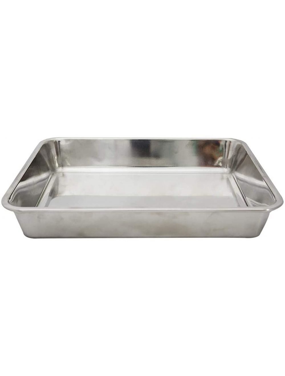Raj Deep Baking Tray Silver-HKDT0M Silver