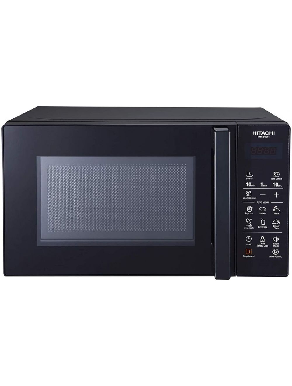 Hitachi 20 Litres Microwave Oven Touch Panel Control, Black-HMRD2011