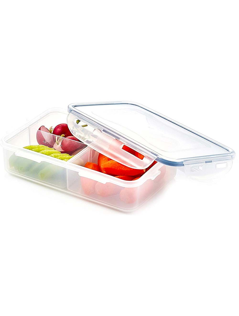 Lock & Lock Food Container Rectangle w/ Divider 800ml-HPL816C