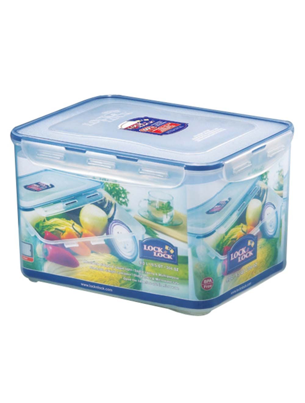 Lock & Lock Food Container Rectangle 9 Litres-HPL838