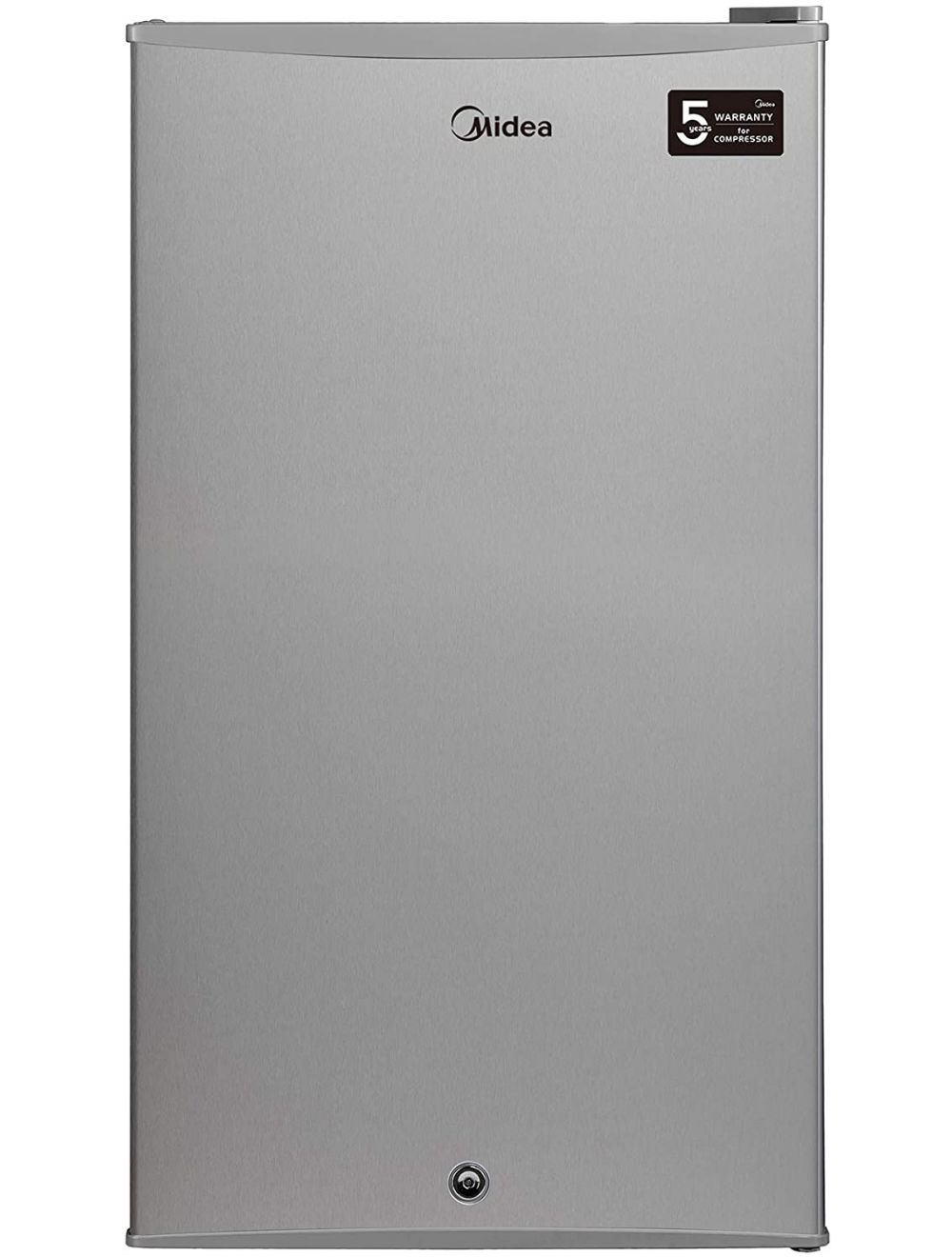 Midea Direct Cool Refrigerator With Lamp 93 L,  Silver, HS121LNS