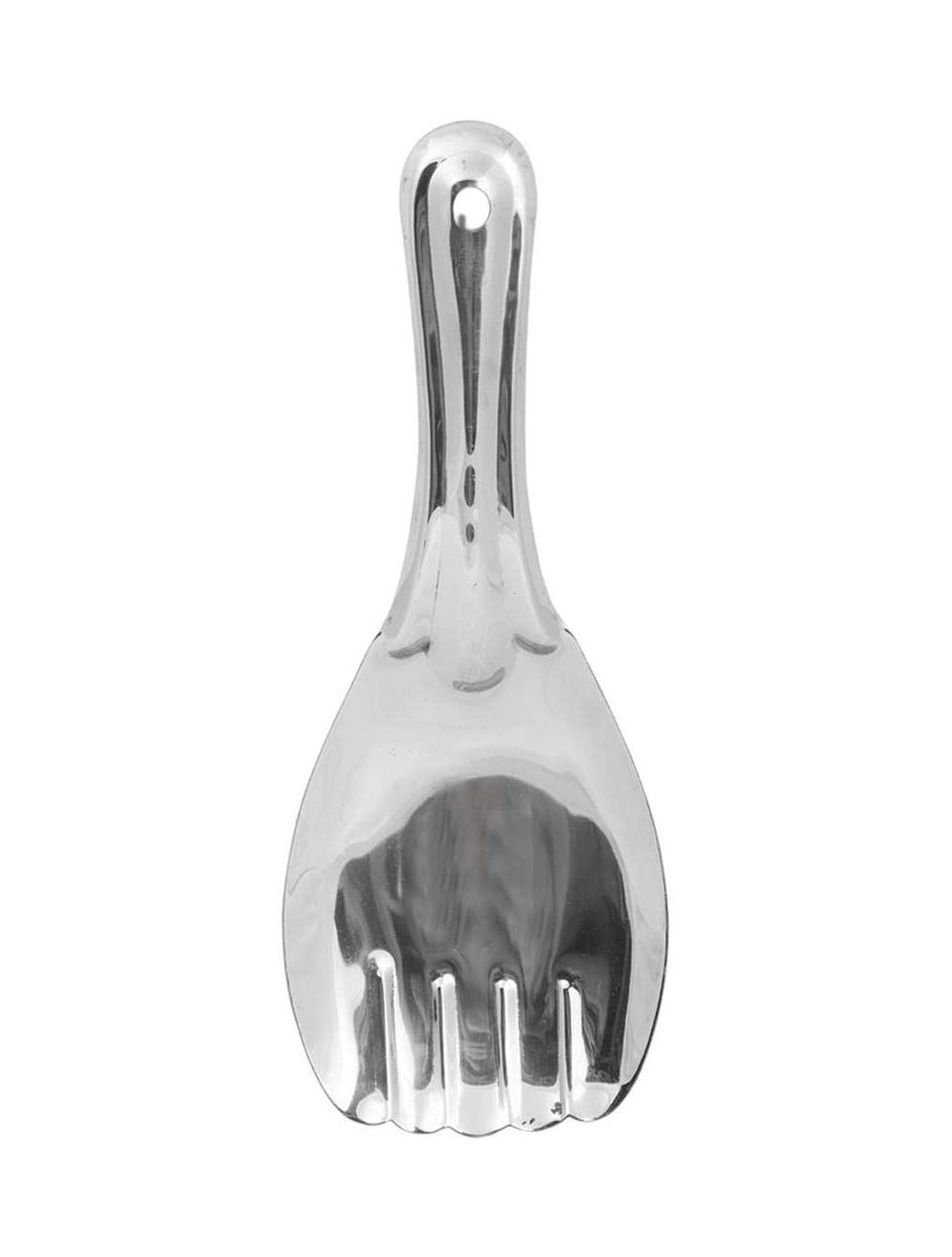 Raj 11.5 cm Jumbo Rice Panja Spoon-JRP001, Silver