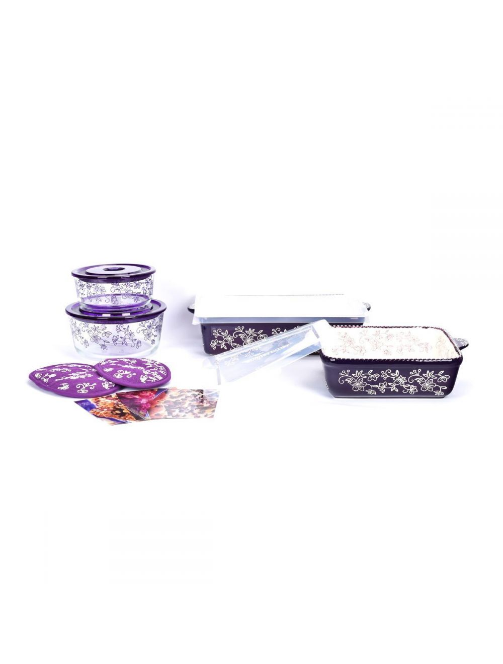 Temp-tations Floral Lace All-In-One Bakers Bundle - 7 Piece -K50685-039